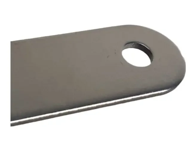etiqueta patrimonial em inox gravada para máquinas e equipamentos 100 Etiquetas Patrimoniais em Inox Gravadas 5x1 cm - imagem 3