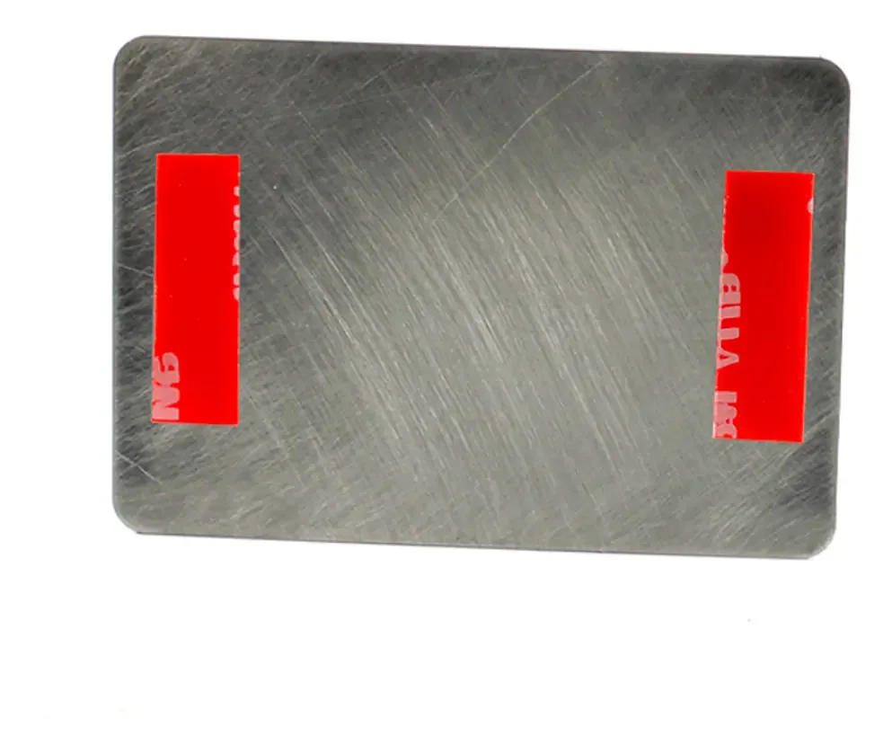 Placa de apartamento em aço inox com quatro números - imagem 3